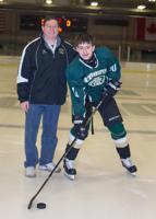 Wayne Chiasson, treasurer of the OHIO Hockey Blue Line Booster Club