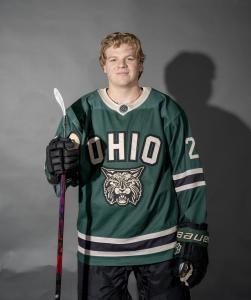 Graham Broadfoot posing in his jersey.