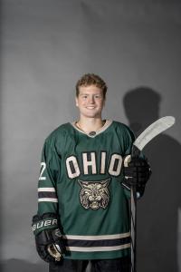 Barron Stibbe posing in his jersey